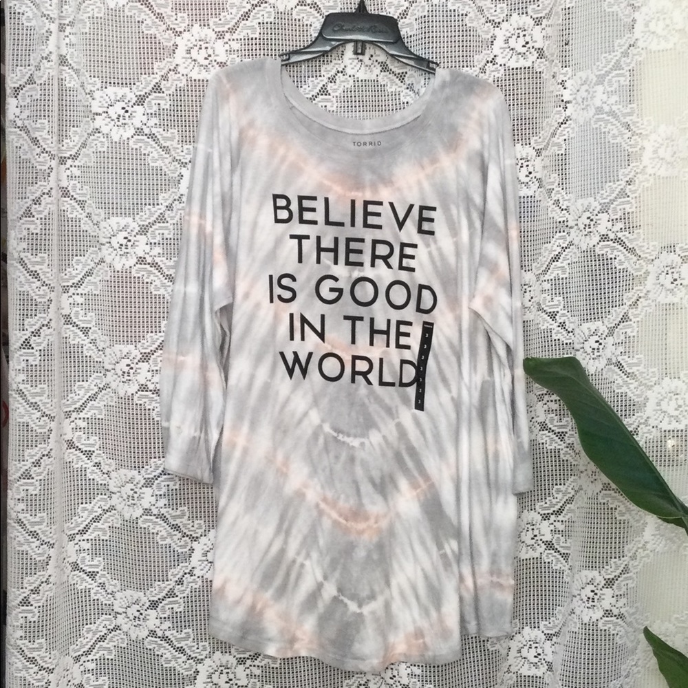 Torrid Women's Tie Dye Classic Fit Blouse Size 3XL